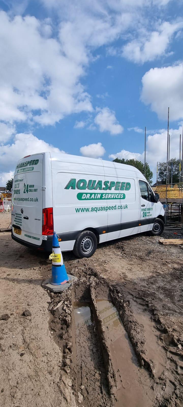 Emergency drainage repair work