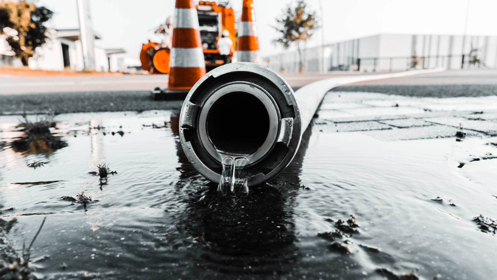 CCTV Drain Survey in Progress
